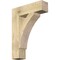 Ekena Millwork Thorton Block Rough Sawn Bracket, Douglas Fir, 6"W x 24"D x 32"H BKT06X24X32THR05RDF - alternate 1